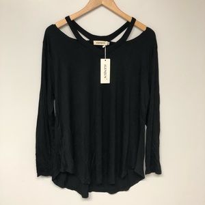 NWT Igenjun XXL Long Sleeve Black Shirt